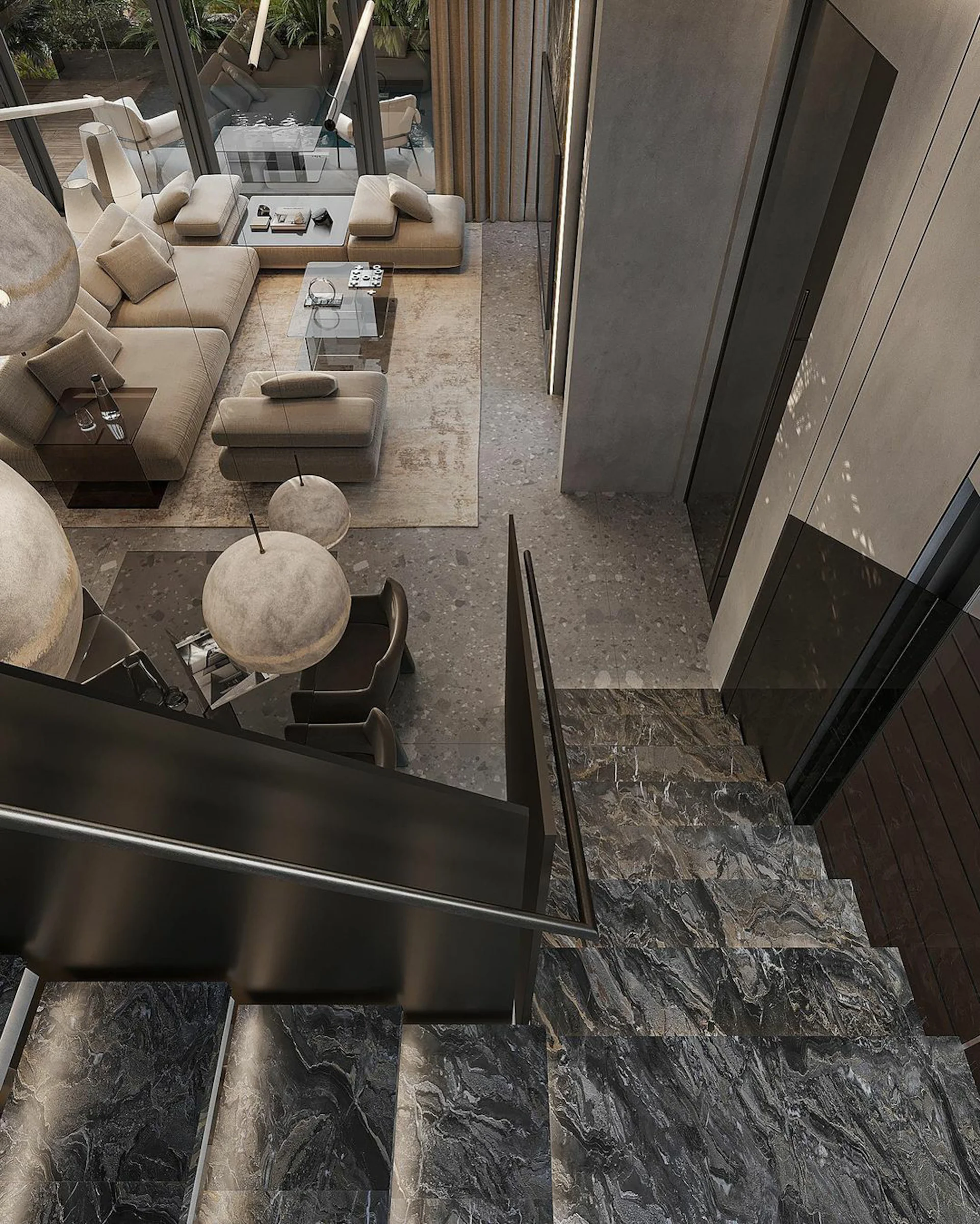 Terrazzo Stair House by Dune Atelier, UAE — Honourable Mention, FRA Awards 2025